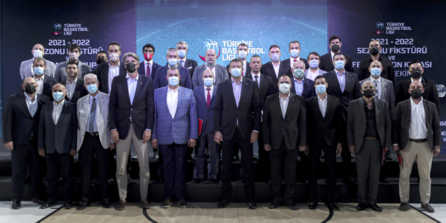 Türkiye Basketbol Ligi’nin 2021-2022 Sezonu Fikstürü Çekildi